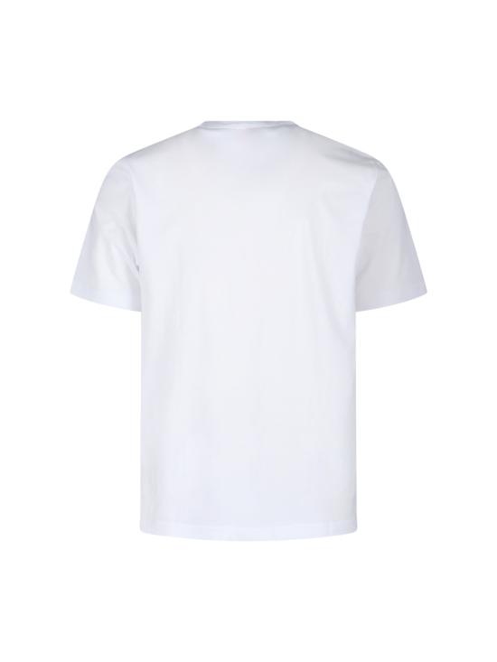 26FW 디젤 T-어드저스트-Od 메탈릭 오발 D 티셔츠 A17880 0CLBR 100 WHITE - DIESEL