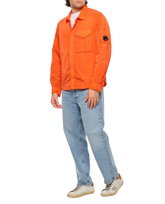 25SS 씨피 컴퍼니 크롬 R 풀집 오버셔츠 18CMOS095A005904G547 Orange - C.P. COMPANY