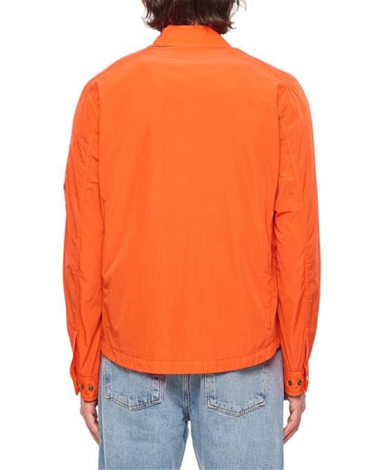 25SS 씨피 컴퍼니 크롬 R 풀집 오버셔츠 18CMOS095A005904G547 Orange - C.P. COMPANY