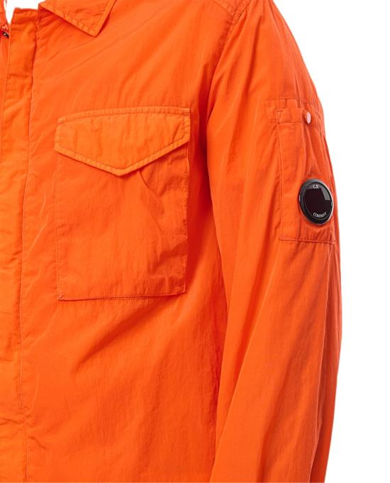 25SS 씨피 컴퍼니 크롬 R 풀집 오버셔츠 18CMOS095A005904G547 Orange - C.P. COMPANY