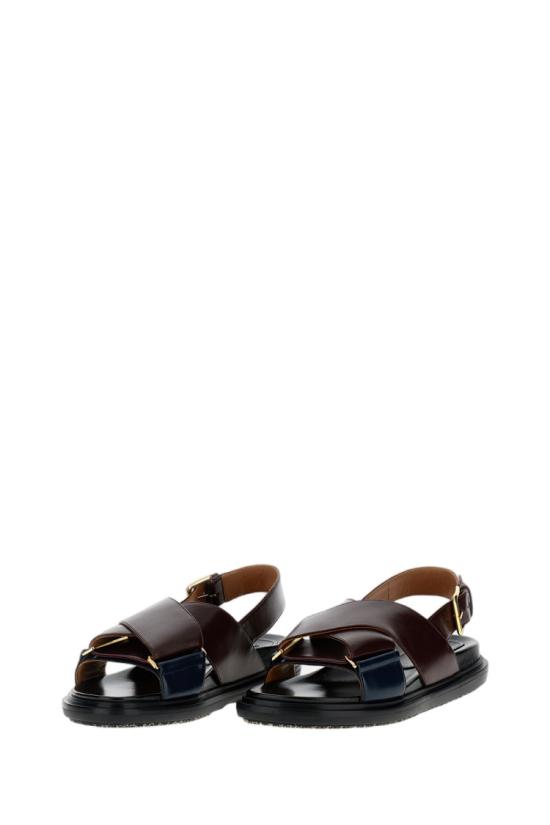 26SS 마르니 샌들 FBMS015701P4574ZP068 Burgundy - MARNI