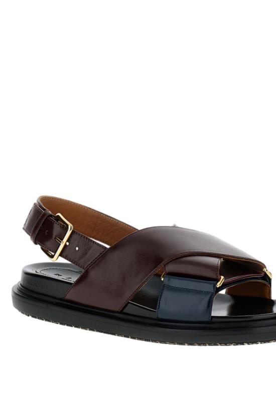 26SS 마르니 샌들 FBMS015701P4574ZP068 Burgundy - MARNI