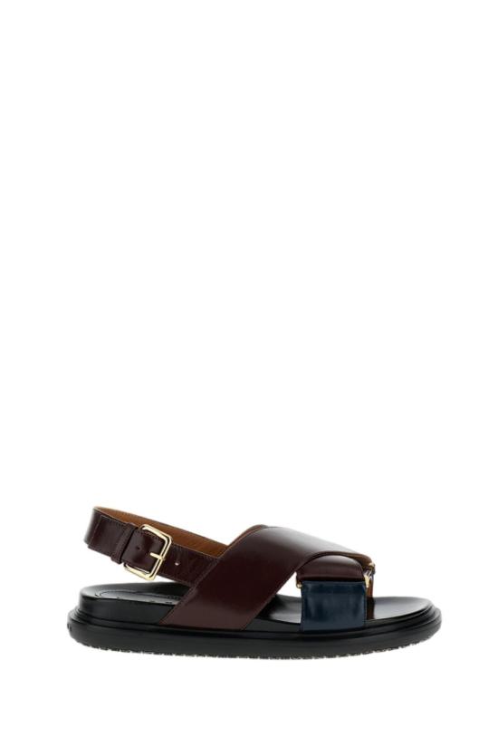 26SS 마르니 샌들 FBMS015701P4574ZP068 Burgundy