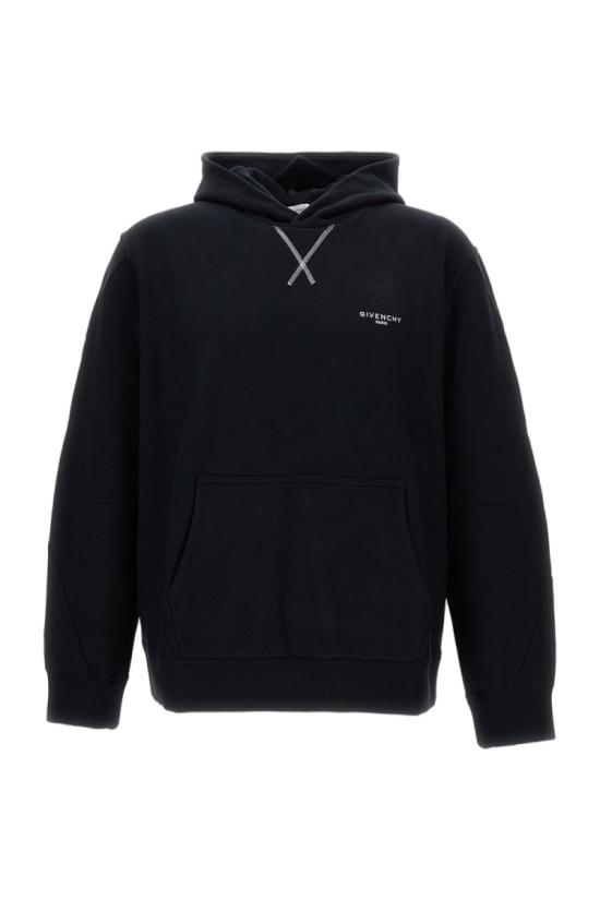 26SS 지방시 후드 티셔츠 BMJ0NH3YS1001 Black