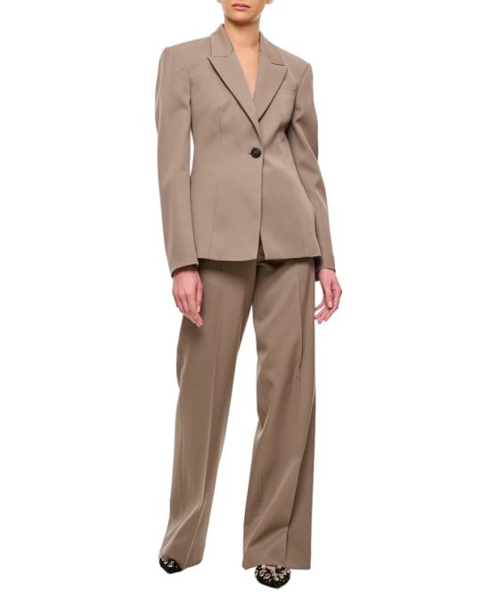 25SS 디 아티코 스트레이트 팬츠 250WCP00253WWW046AA215 Brown - THE ATTICO