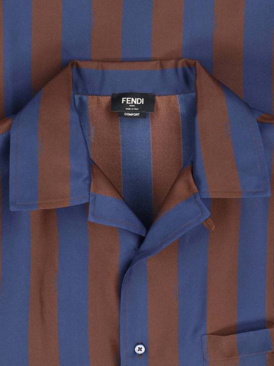 26FW 펜디 반팔 셔츠 FS1369 AU6Z F1WXN Blue - FENDI