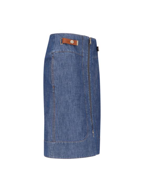 26FW 펜디 데님 스커트 FLQ609 AW8H F0QB0 Blue - FENDI