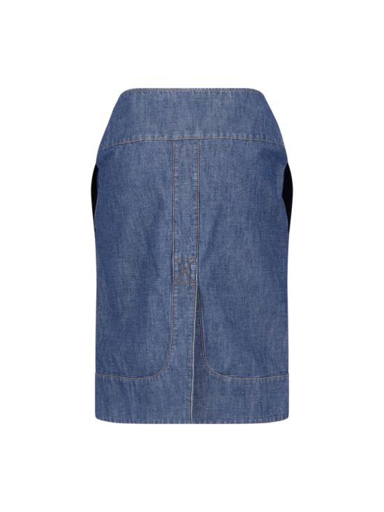 26FW 펜디 데님 스커트 FLQ609 AW8H F0QB0 Blue - FENDI