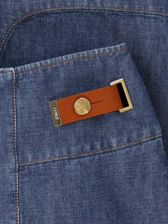 26FW 펜디 데님 스커트 FLQ609 AW8H F0QB0 Blue - FENDI