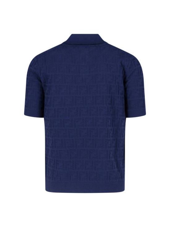 26FW 펜디 폴로 티셔츠 FZC162 AUW0 F0QA2 Blue - FENDI