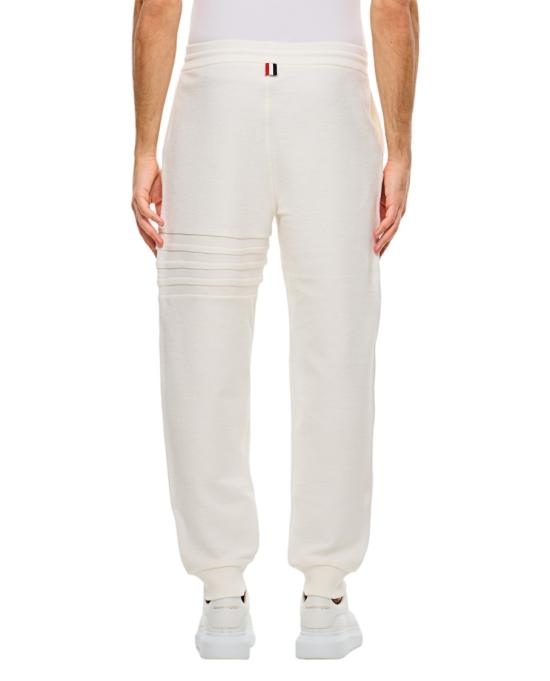 25SS 톰브라운 루프백 4바 스웨트팬츠 MJQ224AJ0201100 White - THOM BROWNE