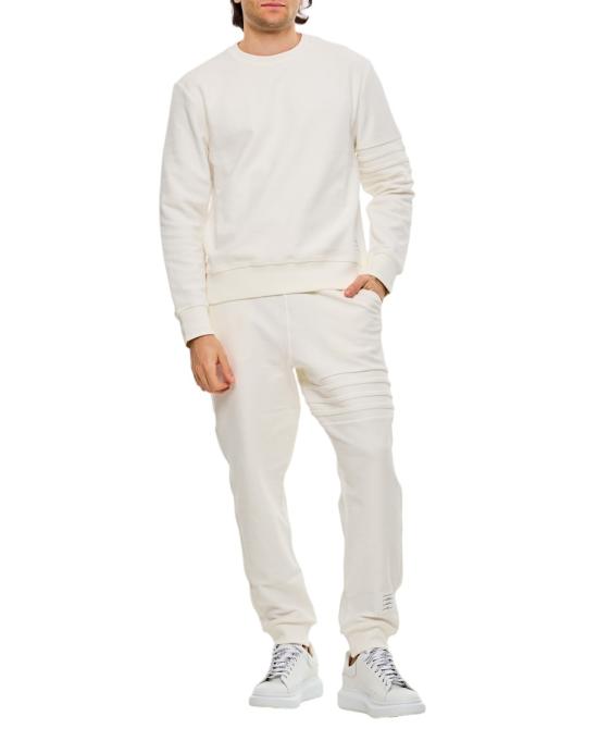 25SS 톰브라운 루프백 4바 스웨트팬츠 MJQ224AJ0201100 White - THOM BROWNE