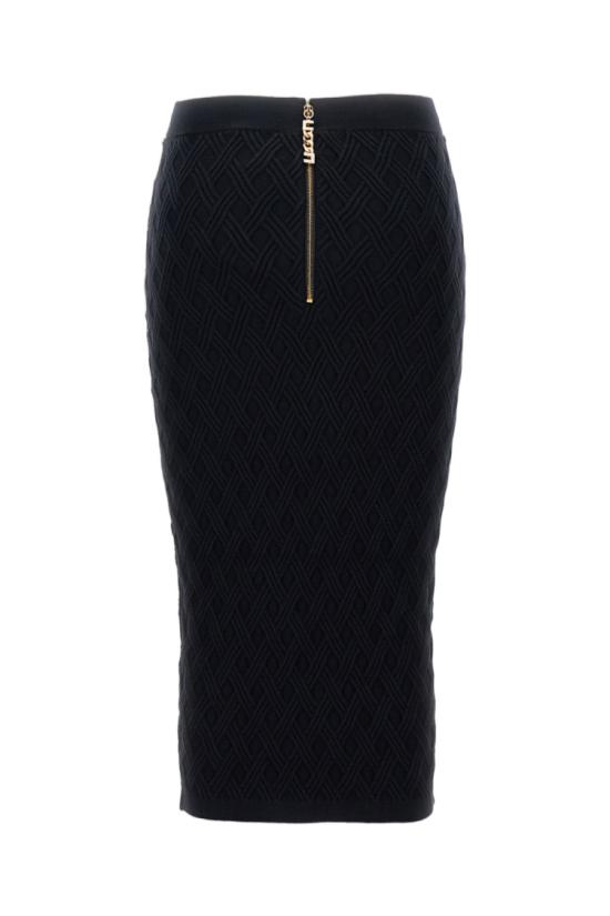 25FW 엘리자베타프랜치 미디 스커트 GK20B56E2110 Black - ELISABETTA FRANCHI