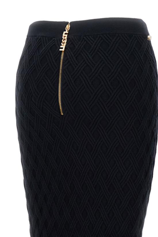 25FW 엘리자베타프랜치 미디 스커트 GK20B56E2110 Black - ELISABETTA FRANCHI