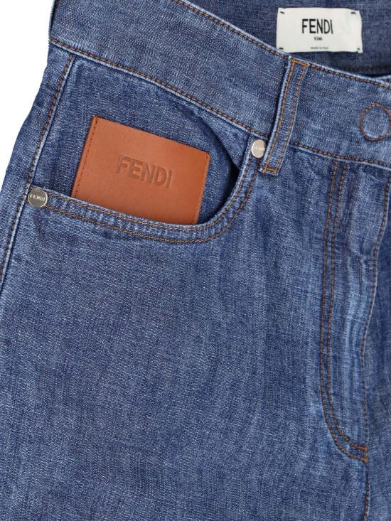 26FW 펜디 데님 팬츠 FLP863 AW8H F0QB0 Blue - FENDI