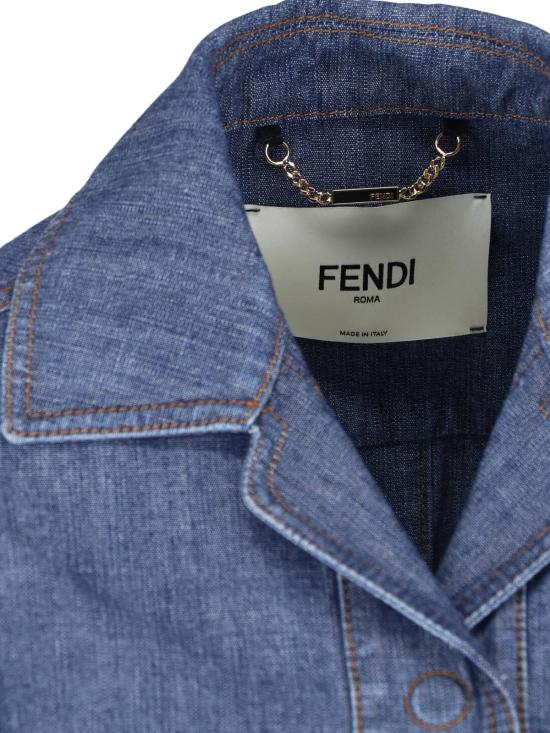 26FW 펜디 데님 자켓 FLF861 AW8H F0QB0 Blue - FENDI