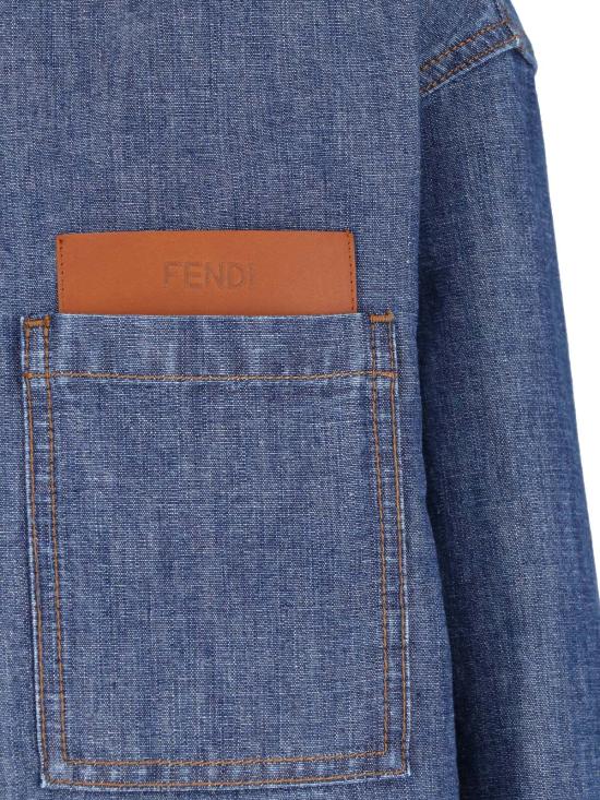 26FW 펜디 데님 자켓 FLF861 AW8H F0QB0 Blue - FENDI