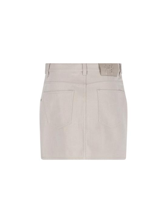 26FW 펜디 숏 스커트 FLQ611 AW8I F1WX0 Beige - FENDI