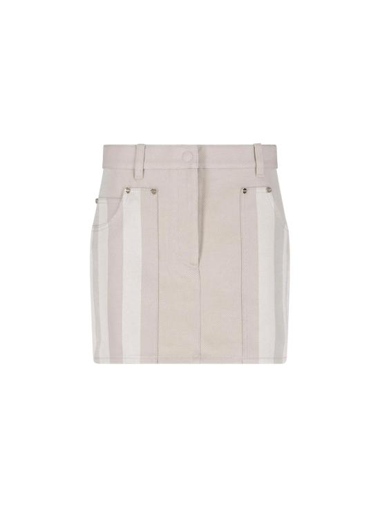 26FW 펜디 숏 스커트 FLQ611 AW8I F1WX0 Beige