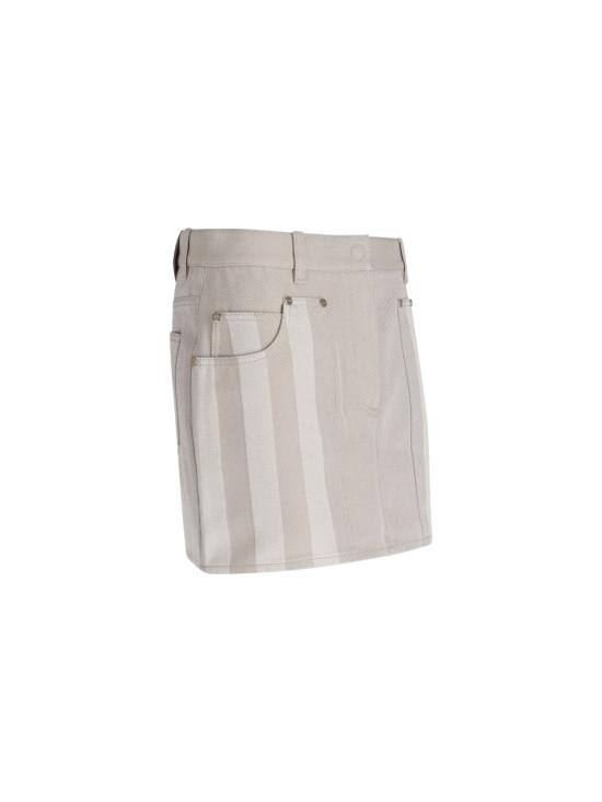26FW 펜디 숏 스커트 FLQ611 AW8I F1WX0 Beige - FENDI