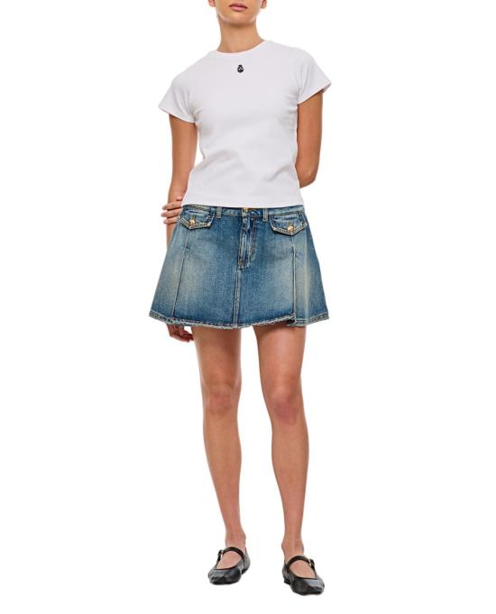 25SS 알렉산더 맥퀸 데님 스커트 817595QMACV4315 Blue - ALEXANDER MCQUEEN