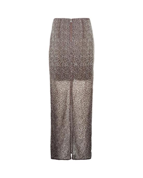 25FW 로테이트 롱 스커트 11465130733073 Brown - ROTATE