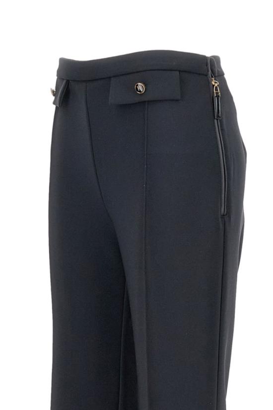 25FW 엘리자베타프랜치 스트레이트 팬츠 PA12156E2110 Black - ELISABETTA FRANCHI
