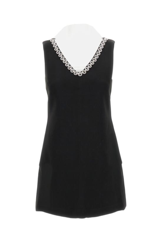 25FW 셀프 포트레이트 숏 원피스 AW25049MSKBBLACK Black
