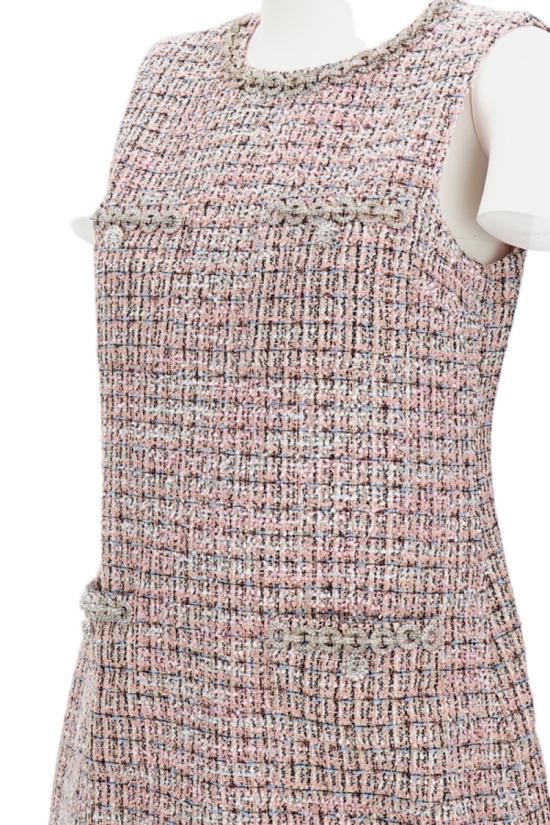 25FW 셀프 포트레이트 숏 원피스 AW25098SPPINK Pink - SELF PORTRAIT