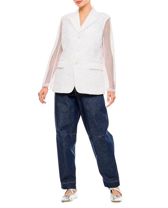 25SS 꼼데가르송 베스트 GOJ0050511 White - COMME DES GARCONS