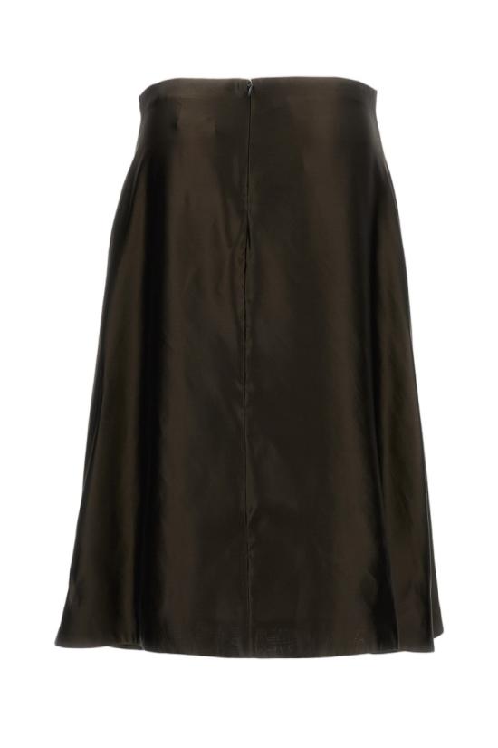 25FW 케이트 미디 스커트 4165479918 Brown - KHAITE