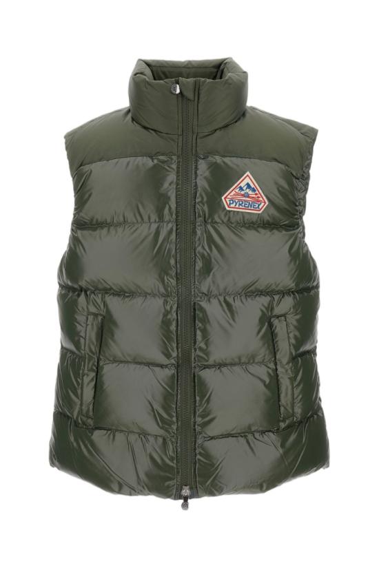 25FW 피레넥스 존 슬리브리스 다운 자켓 HUY021DEEPKHAKI Green