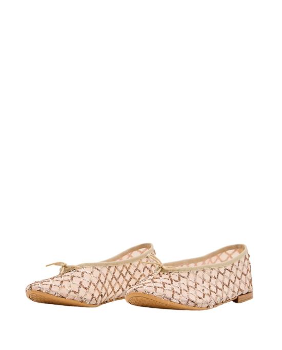 25SS 레페토 플랫 슈즈 V4096RESEQ418 Gold - REPETTO