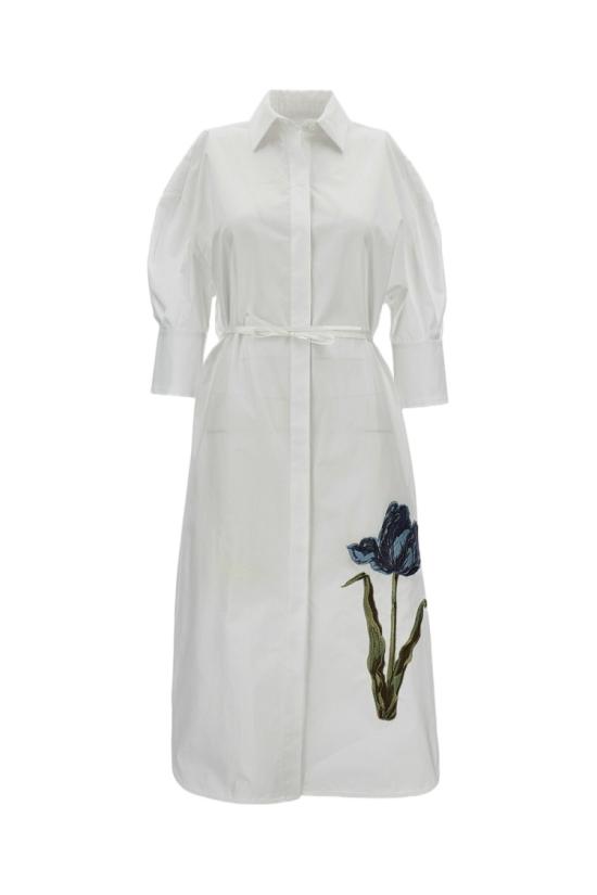26SS 에르뎀 롱 원피스 PS26D20440029000BWHITE White