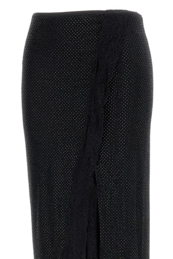 25FW 셀프 포트레이트 롱 스커트 SC25019SBBLACK Black - SELF PORTRAIT