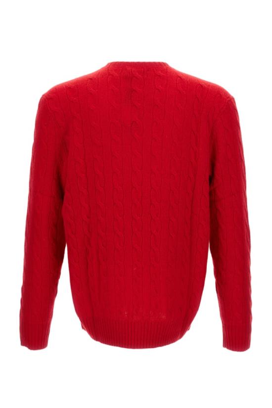  폴로 랄프로렌 케이블 니트 스웨터 710876762006PARKAVERED Red - POLO RALPH LAUREN