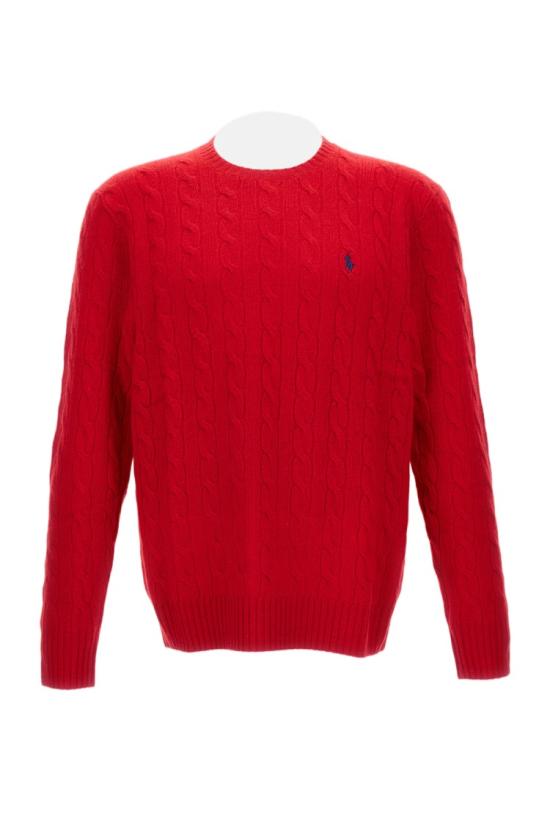  폴로 랄프로렌 케이블 니트 스웨터 710876762006PARKAVERED Red - POLO RALPH LAUREN