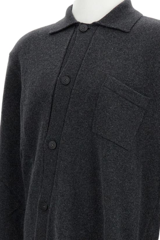 25FW 자크뮈스 폴로 셔츠 가디건 CDM00570AK00282970 Grey - JACQUEMUS