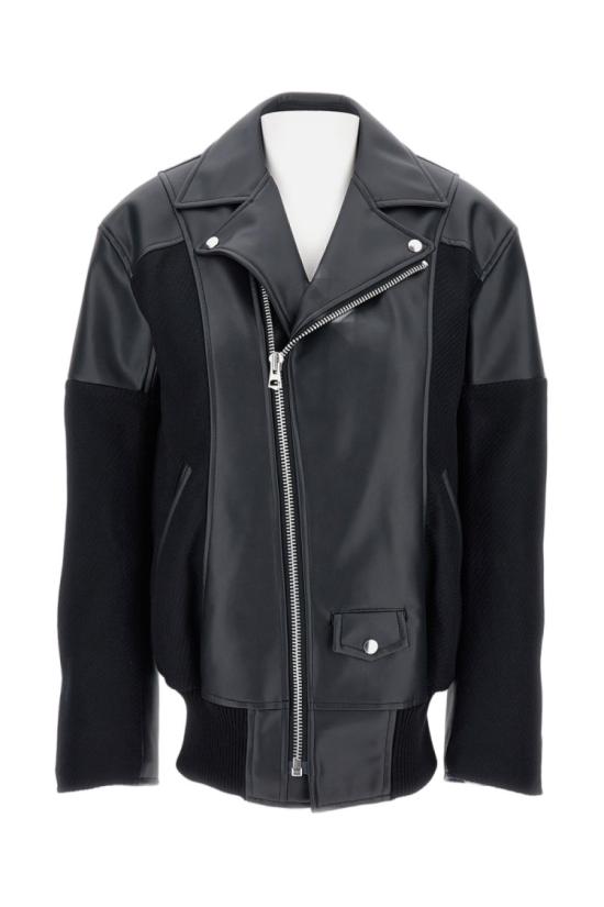 25FW 와타나베 준야 바이커 자켓 JPJ0050511 Black
