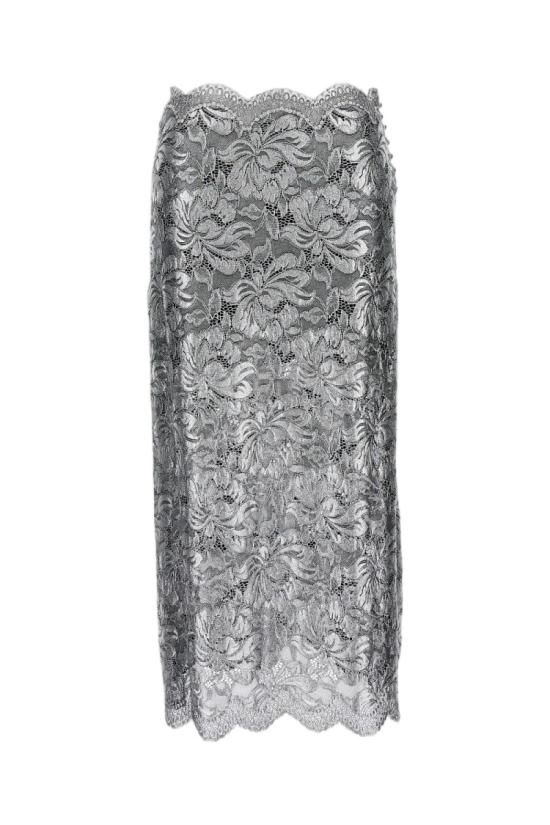 25FW 파코라반 롱 스커트 25AJJU598PA0244V912 Silver