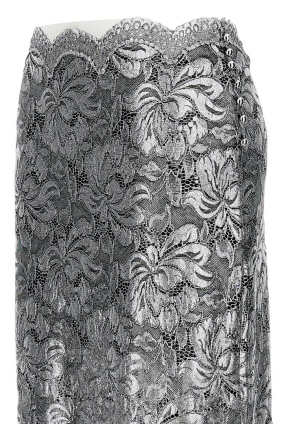25FW 파코라반 롱 스커트 25AJJU598PA0244V912 Silver - PACO RABANNE