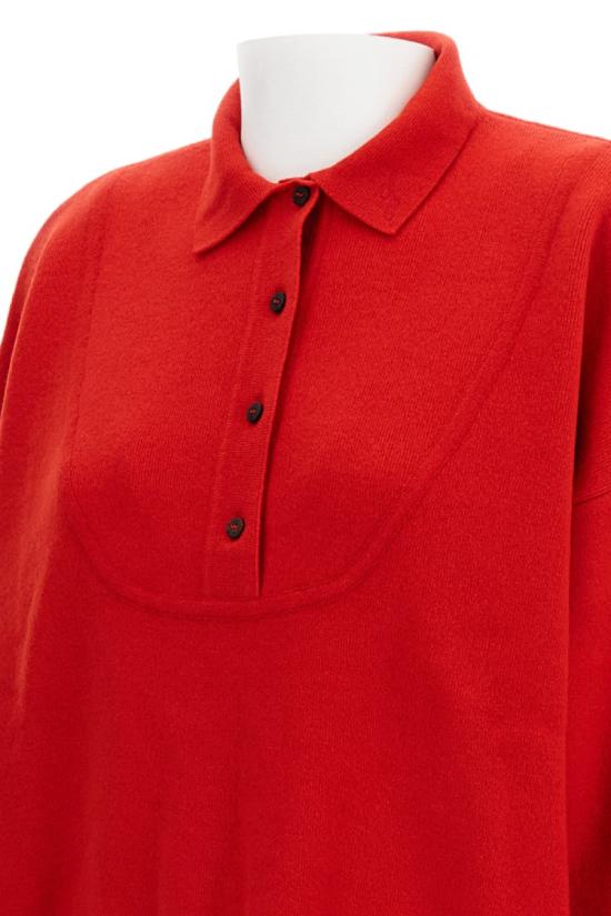 25FW 자크뮈스 팔로네 바뢰즈 폴로 스웨터 SWW00623AK00276470 Red - JACQUEMUS