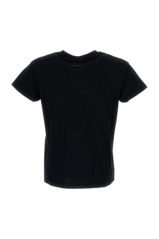 26SS MM6 메종마르지엘라 뉴메릭 코튼 저지 티셔츠 S52GC0327M20170900 Black - MM6 MAISON MARGIELA