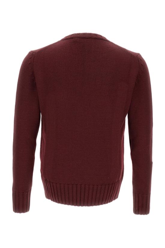 25FW 커스토머 러버스 스웨터 436710 Burgundy - CUSTOMER LOVERS