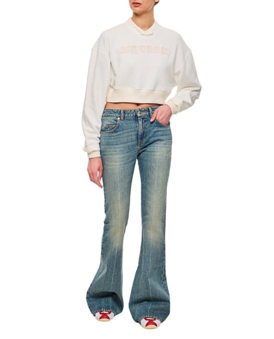 25SS 알렉산더 맥퀸 스웨터 815584QLAD89000 White - ALEXANDER MCQUEEN