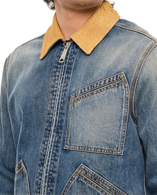 25SS 알렉산더 맥퀸 데님 자켓 809777QTACM439 Blue - ALEXANDER MCQUEEN
