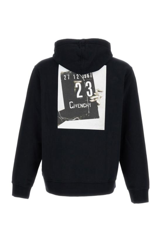 26SS 지방시 후드 티셔츠 BMJ0NH3YSM001 Black - GIVENCHY