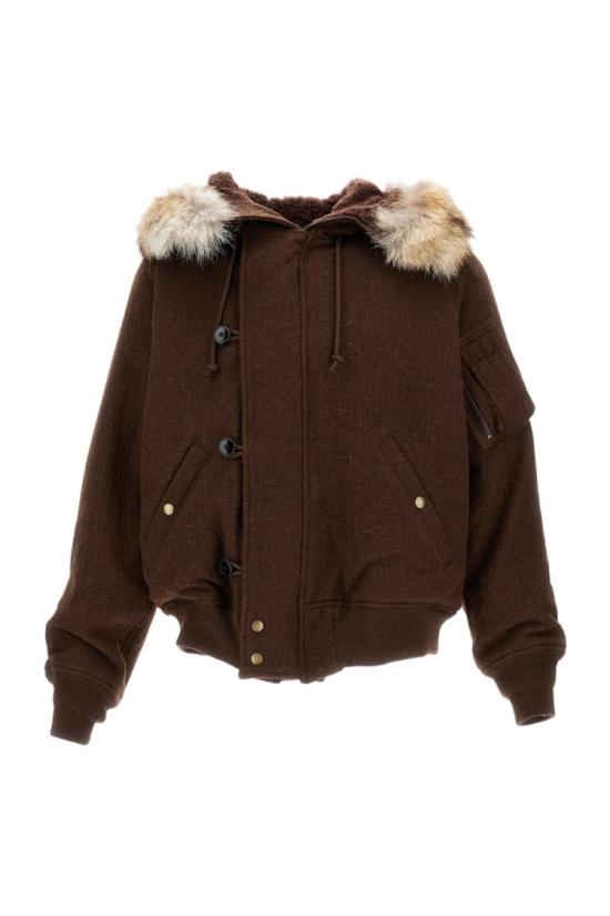 25FW 캡틴 선샤인 숏패딩 KS25FJK04TOPBROWN Brown