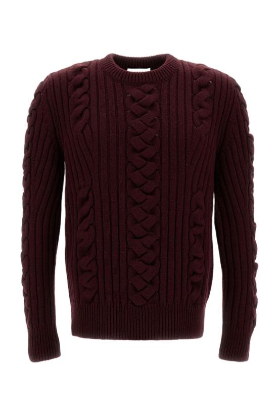 25FW 알렉산더 맥퀸 스웨터 848915Q1BFL6190 Burgundy