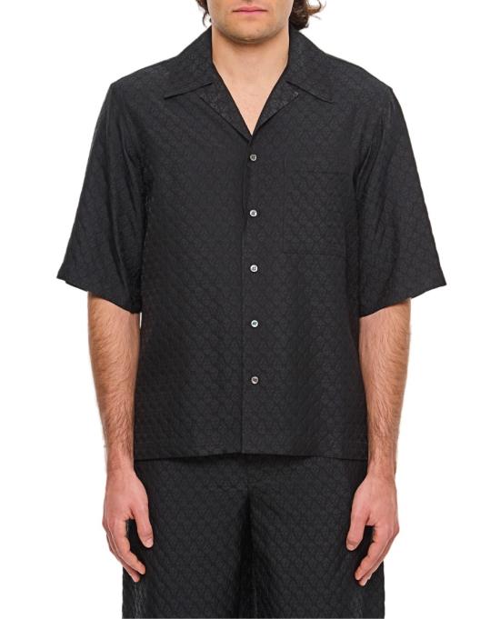25SS 알렉산더 맥퀸 반팔 셔츠 814693QRABU1010 Black